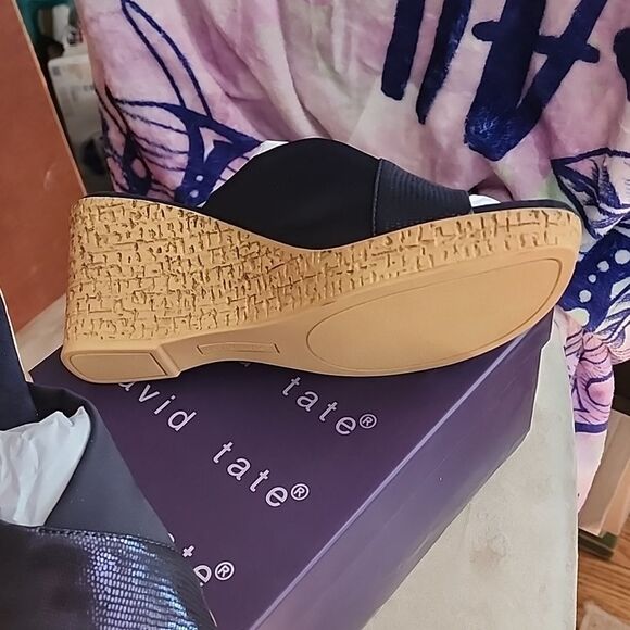 Women's David Tate wedge sandles size 9 NWOT - Picture 4 of 7